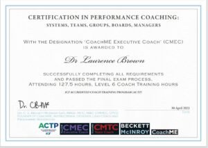 Certification of Performance